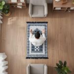 Prayer Mat for Men and Women Soft Lightweight Namaz Rug with Anti Slip Base Washable Foldable Prayer Carpet for Home Mosque Travel (Grey) - Image 3