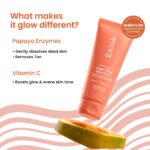 Foxtale Vitamin C Super Glow Face Wash with Papaya enzyme | Reduces Tan | Boosts Glow | Gently Exfoliates & Brightens Skin | Reduces Pigmentation | Face Wash for Men & Women- 100ml - Image 3