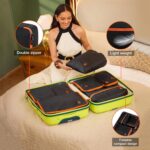 Nasher Miles Packing Cube Set of 7 | Polyester Luggage Travel Organizer with Laundry Bag for Clothes, Shoes & Accessories (Black) - Image 5