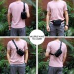 Handcuffs Waist Bag For Men & Women | Side Bag | Fanny Pack | Belly Pouch | Hip | Wrist | Stomach | Belt | Kamar Pouch | Sports | Bum Bags - Image 3