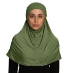 PAROPKAR Modal Full Head & Neck Cover Jersey Hijab-Soft Cotton Viscose Lycra Solid Color Stretchy Breathable Head Cover Scarf Hijab Cap - Image 3