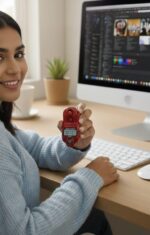 Digital Finger Counter, Tally Counter with LCD Display, Beads Counter for Tasbih and Mantra Counting, Wooden Finish Design with Reset Function - Image 3