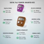 Aim Emporium Mini Hand Tally Counter/Jaap Counter/Digital Tasbeeh Counter Pack of 2 Color Multi. - Image 4