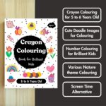 Crayon Colouring Book for Brilliant Kids - 5 to 6 Years Old - Coloring Activity Book for Kids | Brain Boosting Number Coloring to Nurture Young Minds ... for Kids, Boys & Girls | Nature Coloring - Image 3