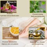 Silicone Socks for Women, Crack Heel Repair Socks, Spa Gel Socks for Women, Silicon Socks, Silicone Socks for Men, Foot Hydration Socks Vitamin E-Multicolour (Pink) - Image 3