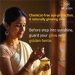 Kumkumadi Sunscreen 50gm, Ayurvedic Sun Shield with Saffron, Aloe Vera & Licorice, Sun Protection Without White Cast, Non Greasy, No Chemicals or Fragrance - Image 5