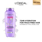 L Oréal Paris Moisture Filling Shampoo, With Hyaluronic Acid, For Dry & Dehydrated Hair, Adds Shine & Bounce, Hyaluron Moisture 72H, 340Ml. - Image 3