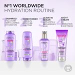 L Oréal Paris Moisture Filling Shampoo, With Hyaluronic Acid, For Dry & Dehydrated Hair, Adds Shine & Bounce, Hyaluron Moisture 72H, 340Ml. - Image 10