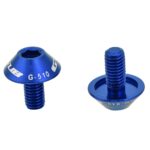 Yosoo Health Gear Bicycle Water Bottle Cage Hex Bolts, M5 x 12mm Bolt Screws for Bike Water Bottle Cage Holder, 2 PCS(Blue) - Image 6