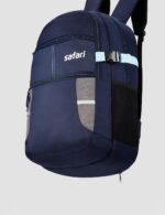 Safari Omega Spacious/Large 5 Compartment Laptop Backpack With Raincover, College Bag, Travel Bag For Unisex, Navy Blue, 30 Litre - Image 7