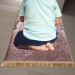 Enakshi® Children Prayer Mat Padded Portable Toddlers Prayer Carpet for Ramadan Gifts Pink|Home & Garden | Rugs & Carpets | Door Mats & Floor Mats - Image 6