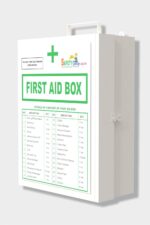 INDUSTRIAL FIRST AID BOX - Applicable for 200+ People, Mountable Metal Case - Emergency Medical Kit for Workplace, Construction, Factory, Warehouse, Office Use - (As per factories Act & BOCW Act) - Image 3