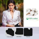 Kuber Industries | Cotton Summer Gloves | Protection From Sun Burns | Dust | Pollution | Gloves For Women and Men | Pack of 1 Pair | Black - Image 6