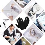 Kuber Industries | Cotton Summer Gloves | Protection From Sun Burns | Dust | Pollution | Gloves For Women and Men | Pack of 1 Pair | Black - Image 7