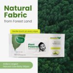 Mother Sparsh Natural Care Baby Wet Wipes with Lid|100% Plant Made Fabric From Forest Land|Fresh+Cleanse(with Cucumber)Plant Powered Wet Wipes For Baby,Cotton Cloth Like Bigger Sheets|60 Pc(Pack of 3) - Image 3