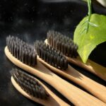 Eco Friendly Bamboo Toothbrush Pack of 6 | Ultra Soft Charcoal Bristles | Biodegradable Wooden Toothbrush | Plastic Free Tooth Brush for Adults & Kids | Oral Care Set - Image 4