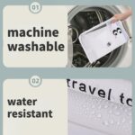 House of Quirk Polyester 7 pieces Travel Organizer Packing Cubes Lightweight Travel Luggage Organizers with Laundry Bag or Toiletry Bag (Beige), 32 x 12 cm - Image 4