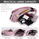 PALAY® Waist Bags for Women Girls with Adjustable Strap, Stylish Bumbag Chest Bag Waterproof Fanny Bag, Oxford Cloth Waist Pack Outdoor Hiking Running Travel - Image 4