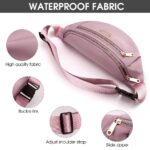 PALAY® Waist Bags for Women Girls with Adjustable Strap, Stylish Bumbag Chest Bag Waterproof Fanny Bag, Oxford Cloth Waist Pack Outdoor Hiking Running Travel - Image 5