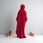 Kids Prayer Dress | Full Coverage Modest Islamic Wear | Comfortable Soft Fabric Hijab with Long Dress for Girls - Image 7