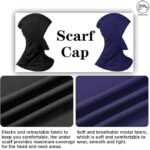 BISMAADH Islamic Scarf Hijab for Women, Muslim Instant Soft Jersey Scarf, Islamic Clothes, Long Hijabs, Lightweight Breathable Solid Color Soft Chiffon Long Fashion Scarves - Image 4