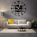 Ventuos ® Kaaba Design Metal Islamic Wall Clock | Durable Metal Frame | Silent & Accurate Movement | Premium Home, Office & Mosque Décor for Islamic Occasions-Kabba Design-Black-40 CM 16 inch - Image 7