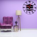 Ventuos ® Kaaba Design Metal Islamic Wall Clock | Durable Metal Frame | Silent & Accurate Movement | Premium Home, Office & Mosque Décor for Islamic Occasions-Kabba Design-Black-40 CM 16 inch - Image 9