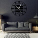 Ventuos ® Kaaba Design Metal Islamic Wall Clock | Durable Metal Frame | Silent & Accurate Movement | Premium Home, Office & Mosque Décor for Islamic Occasions-Kabba Design-Black-40 CM 16 inch - Image 10