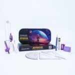 Classmate Asteroid Geometry Box | Compass-cum-Divider with arm locking mechanism | 30 cm Foldable Scale| Mechanical Pencil | Double sided tray - Image 3