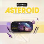 Classmate Asteroid Geometry Box | Compass-cum-Divider with arm locking mechanism | 30 cm Foldable Scale| Mechanical Pencil | Double sided tray - Image 4