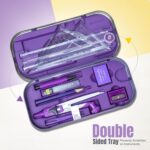 Classmate Asteroid Geometry Box | Compass-cum-Divider with arm locking mechanism | 30 cm Foldable Scale| Mechanical Pencil | Double sided tray - Image 5