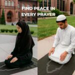 Polyester Water Proof Pocket Friendly Safri Janamaz Travel Prayer Mat - Black, Full Size - Image 5