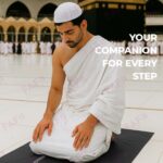 Polyester Water Proof Pocket Friendly Safri Janamaz Travel Prayer Mat - Black, Full Size - Image 8