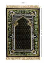 Janamaz Prayer Mat – Turkey Soft Velvet Namaz Mat | Premium Aasan for Daily Salah, Janimaz Namaz, Comfortable & Durable Prayer Mat | 44x27 Inch, (09) - Image 3