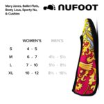 NuFoot Ballet Flats Women's Shoes, Best Foldable & Flexible Flats, Slipper Socks, Travel Slippers & Exercise Shoes, Dance Shoes, Yoga Socks, House Shoes, Indoor Slippers, Pink Bamboo, Medium - Image 4