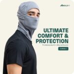 Boldfit face mask for bikers full face mask for bikers helmet head cover balaclava for men bike riding & biker head cover for helmet for men Balaclava for adult Black Masks for Bike Riding - Image 4