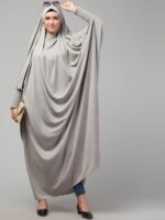 NAZNEEN Women’s One‑Piece Ready‑to‑Wear Jilbab Robe with Tie‑Back Smoking‑Sleeve Design, Islamic Prayer Wear for Hajj Umrah, Hijab Abaya for Ladies. - Image 6