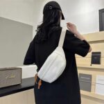 Wildhorn Stylish Unisex Crossbody Waist Bag | Water-Resistant Sling & Chest Bag with Adjustable Strap | Compact Travel & Daily Essentials Bag (White) - Image 5