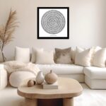 VIBBES Surah Ar-Rehman Arabic Calligraphy Islamic Wall Art, 14x14 Inch, Black Frame Wall Art, Modern Islamic Decor - Image 7