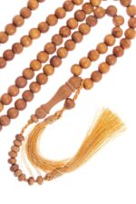 Sandalwood Prayer Beads - 99 Natural 8mm Wood - Authentic Indonesian Tasbih - Muslim Rosary for Islam Zikr and Dhikr - Masbaha Counter Misbaha Subha Sibha - Image 4