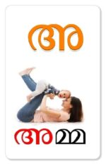 Malayalam Aksharamala Activity Flash Cards (32 Cards ) For Kids | Children Early Learning Malayalam Alphabets Flash Card - Image 3