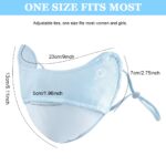 PALAY® Mask for Women Sun Protection Face Cover Mask for Bikers UPF 50+ Reusable Summer Cooling Fabric Masks for Cycling, Biking, Golfing - Image 3