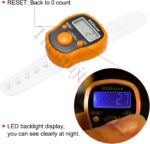 Digital Tasbeeh Hand Tally Counter Finger Ring Digital Counting Machine Counter Tasbeeh & Jaap mala for Counting Purpose with LED (Multicolor) Pack of 1 - Image 3