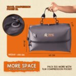 Travel Likes Me Storage Vacuum Bags - Travel Essentials, Clothes Packing, Large Ziplock Bag with Smart Vacuum, Air Zip Lock Compression, Backpack Clothing, Space Suction (With Air Pump) - Image 3