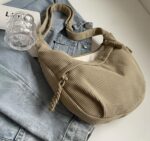 WildHorn Travel Crossbody Crescent Bag for Women | Over-Shoulder Half Moon Sling Purse with Zipper | Unisex Chest Bag & Waist Bag for Daily Travel Use - Image 4