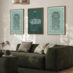 ARTELLY Islamic Wall Painting for Wall Decoration, Living Room Bedroom Office Decor, Arabic Calligraphy Wall Poster Art Set of 3 (Art 5, 13 x 19 inch) - Image 6
