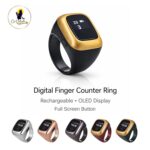 Digital Finger Mala Jap Counter Ring with LED Display (Code 501) | Rechargeable Tasbih Counter for Mantra Jap, Zikr, Meditation & Dhikr | Counts Up to 99999, 4 Channel Vibration Modes - Image 3