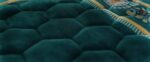 Prayer Rug Muslim Mat Islamic - Padded Very Thick Prayer Rug Sajadah for Men Women with Islam Prayer Beads for Eid Travel Ramadan, Soft and Luxury (Green Dl) - Image 4
