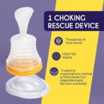 Anti-Choking Rescue Device for Kids & Adults | Emergency Portable Airway Suction Tool | First Aid Choking Rescue Kit for Home, Travel, School, Kitchen & Outdoor Safety - Image 4