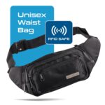 Ceptics Waist Bags for Men, Fanny Pack with Waterproof Pocket & RFID Safe, Waist Pouch for Hiking Travel Camping Running Sports Outdoors, Belt with Money Belt with Adjustable Strap (Polyester,Black) - Image 9